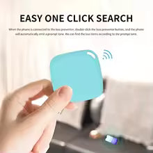 Mini Bluetooth 5.0 Tracker Smart Finder Locator Anti-Lost Device for Pets Kids Bags Wallets with Tracking Functionality