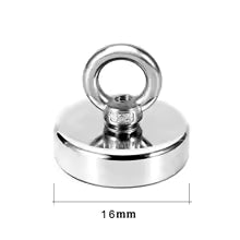 Super Strong Neodymium Fishing Magnets Heavy Duty imanes Magnet with Countersunk Hole Eyebolt for Salvage Magnetic Fishing