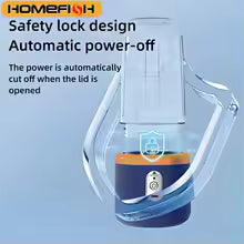 Portable Juicer Blender 400ml Electric Fruit Juicer USB Charging Lemon Orange Fruit Juicing Cup Smoothie Blender Machine 2cups