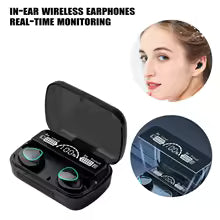 Original M10 Headphones Bluetooth Wireless Earpods Sports Stereo Noise Canceling Headphone Microphone Speaker Caixa De Som Gamer