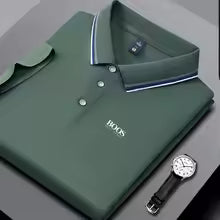 Embroidery New Summer Polo Shirt Men High Quality Men's Short Sleeve Hot Sales Top Business Casual Breathable Polo-shirt for Men