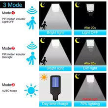 616 Solar Outdoor LED Wall Light Human Body Waterproof Sensin Suitable for Garden Terrace Garage Courtyard and Street Lighting