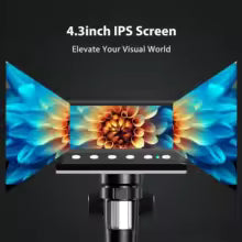 Hayve 4.3'' Digital Microscope 1000X Coin Microscope 1080P Video Microscope for Adult Soldering Microscope With 8 LEDs , PC View